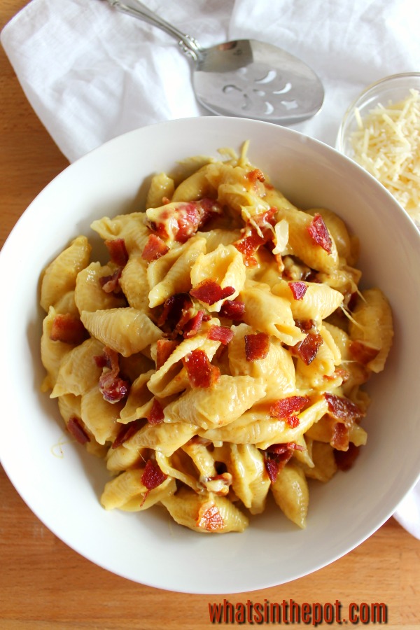 instant pot mac and cheese with bacon