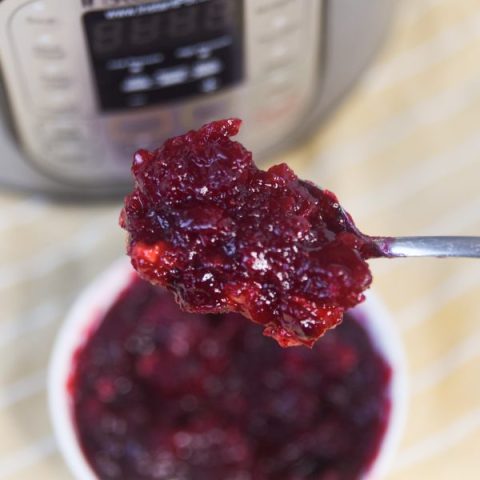 4-Ingredient Instant Pot Cranberry Sauce