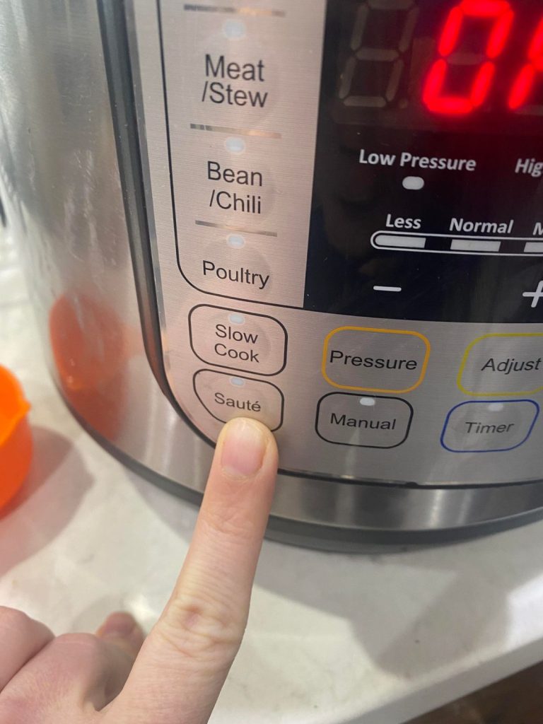 Instant pot boil water sale