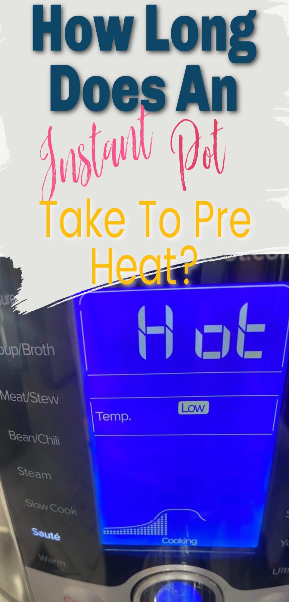 Using an Instant Pot is going to make preparing meals so much quicker! Be sure to take into account the fact that you DO need to preheat an Instant Pot. It doesn't take long but it does make a difference in using the pot. Keep reading to learn how long it takes to preheat an Instant Pot?