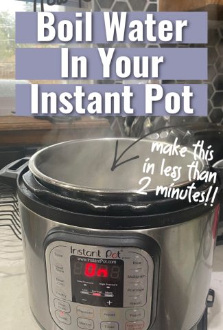 boil water in instant pot