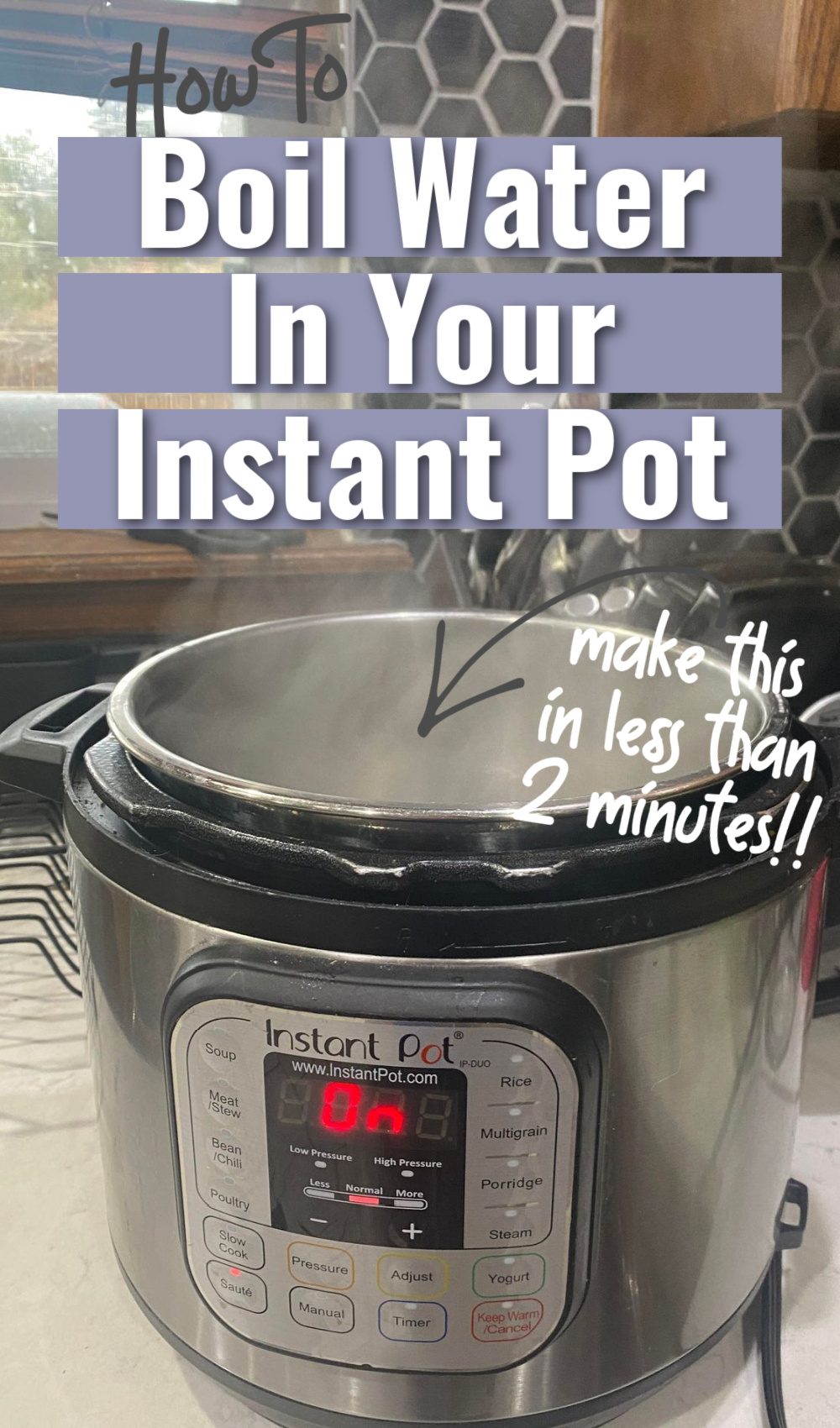 how to boil water in instant pot