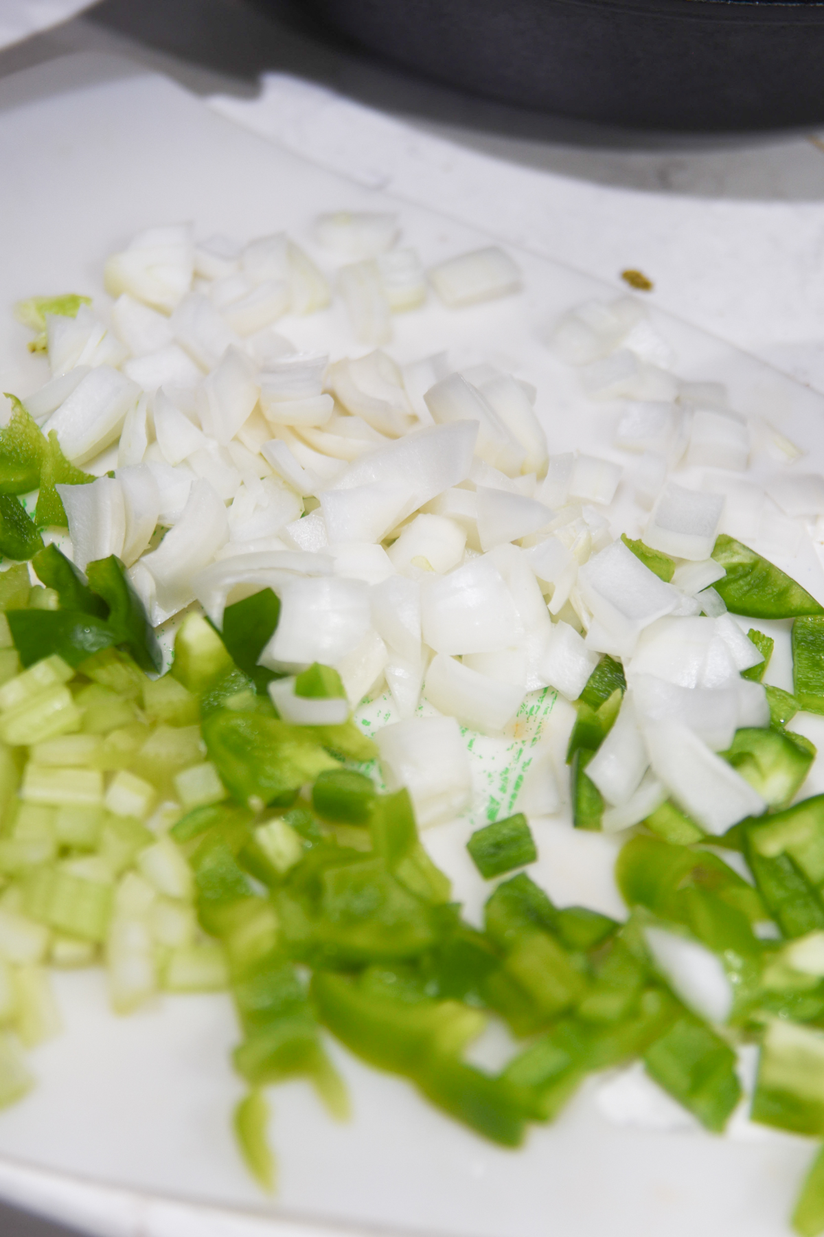 onions and green peppers