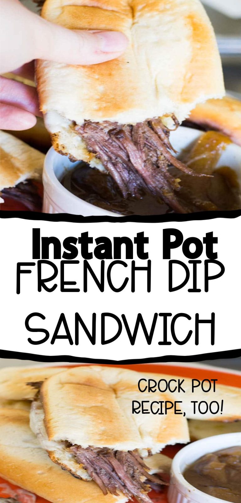 Instant Pot French Dip Sandwiches - What's in the Pot