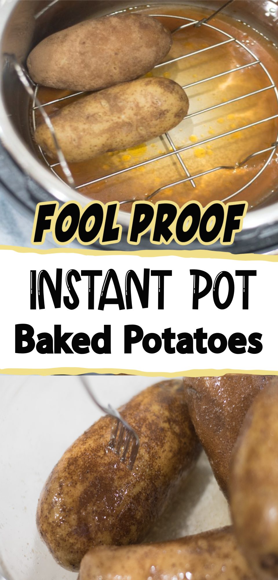 Baked Potatoes are a cheap and easy menu item that tastes delicious! And now it's even easier to make in your Instant Pot!
