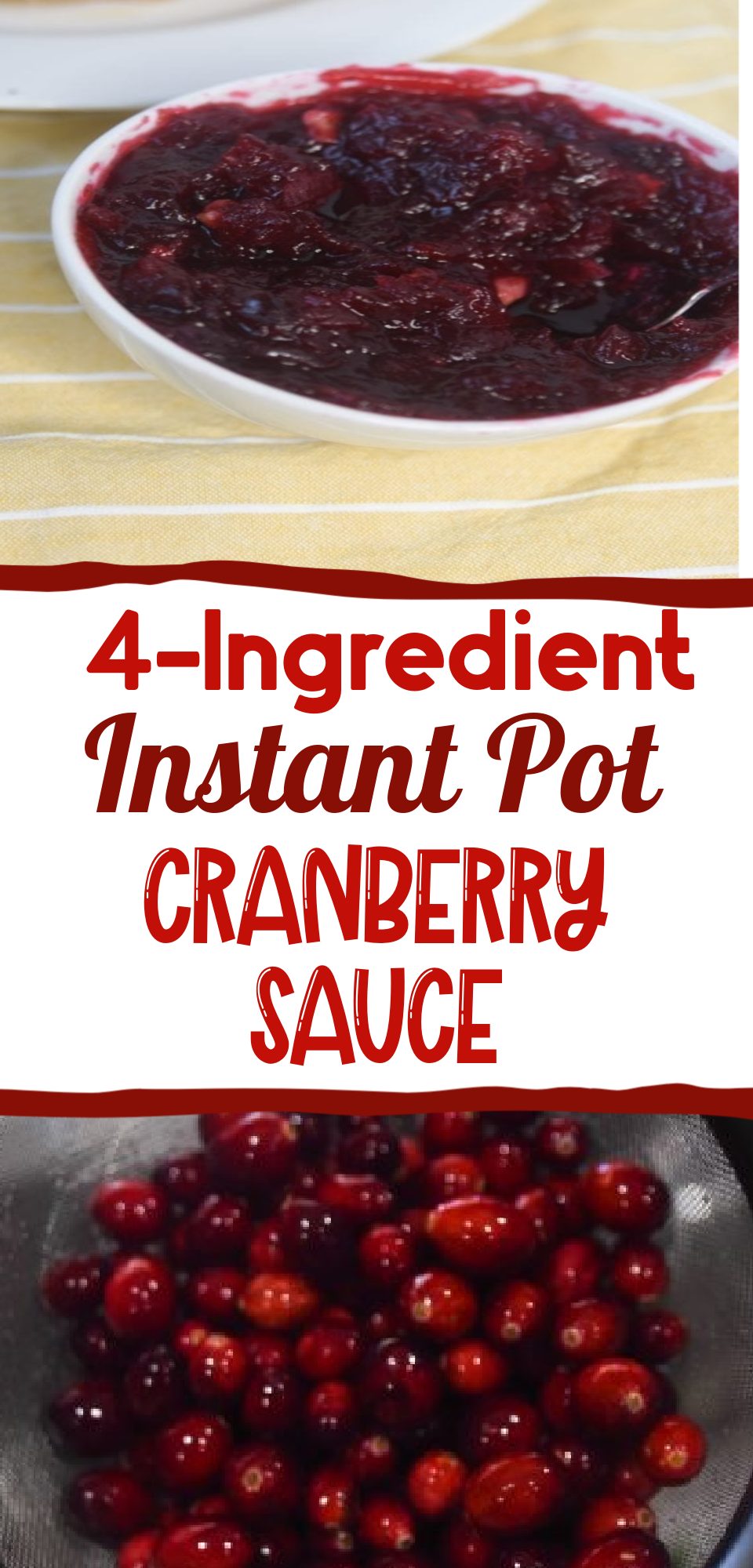 This classic Thanksgiving side dish is simple and delicious. This Instant Pot Cranberry Sauce recipe adds sweetness to your favorite Thanksgiving food.