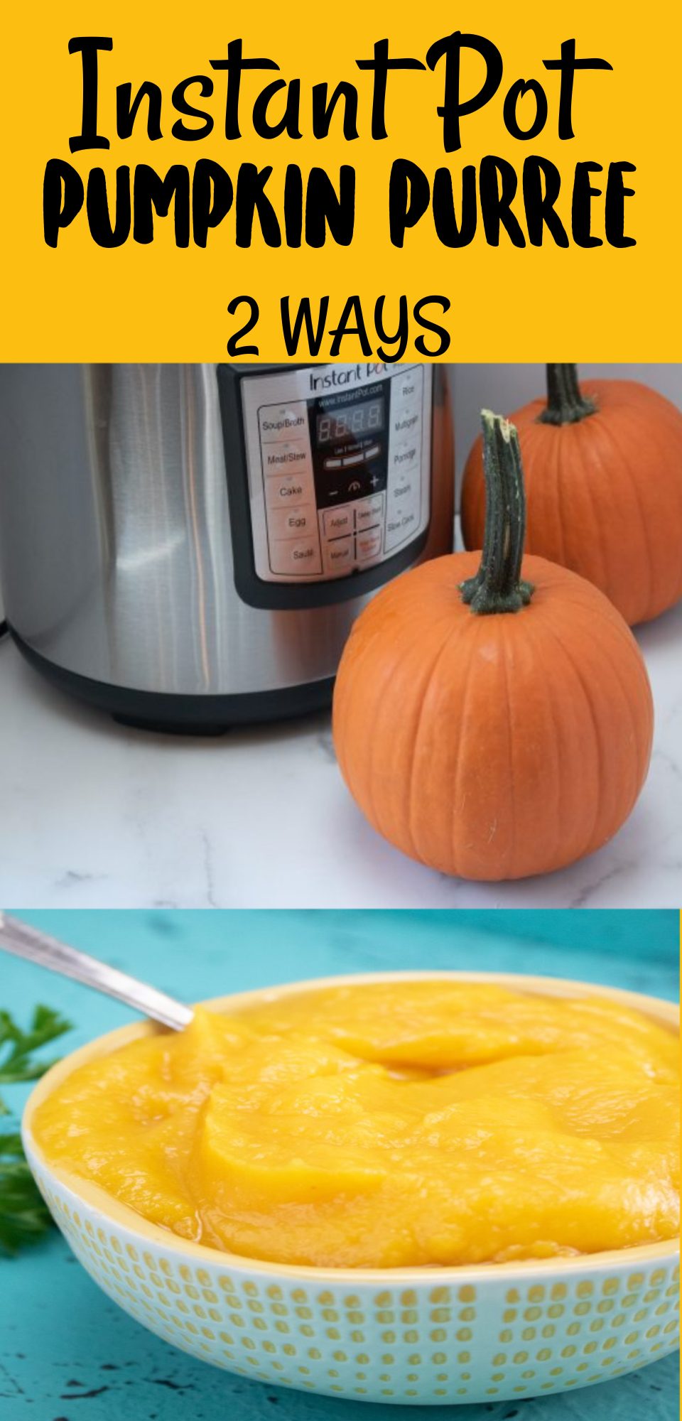 Fresh pumpkin puree is a must-have for fall! This easy pumpkin puree recipe can be added to any recipes that require pumpkin and it is so much better than the canned ones. Try this quick instant pot pumpkin puree recipe out!
