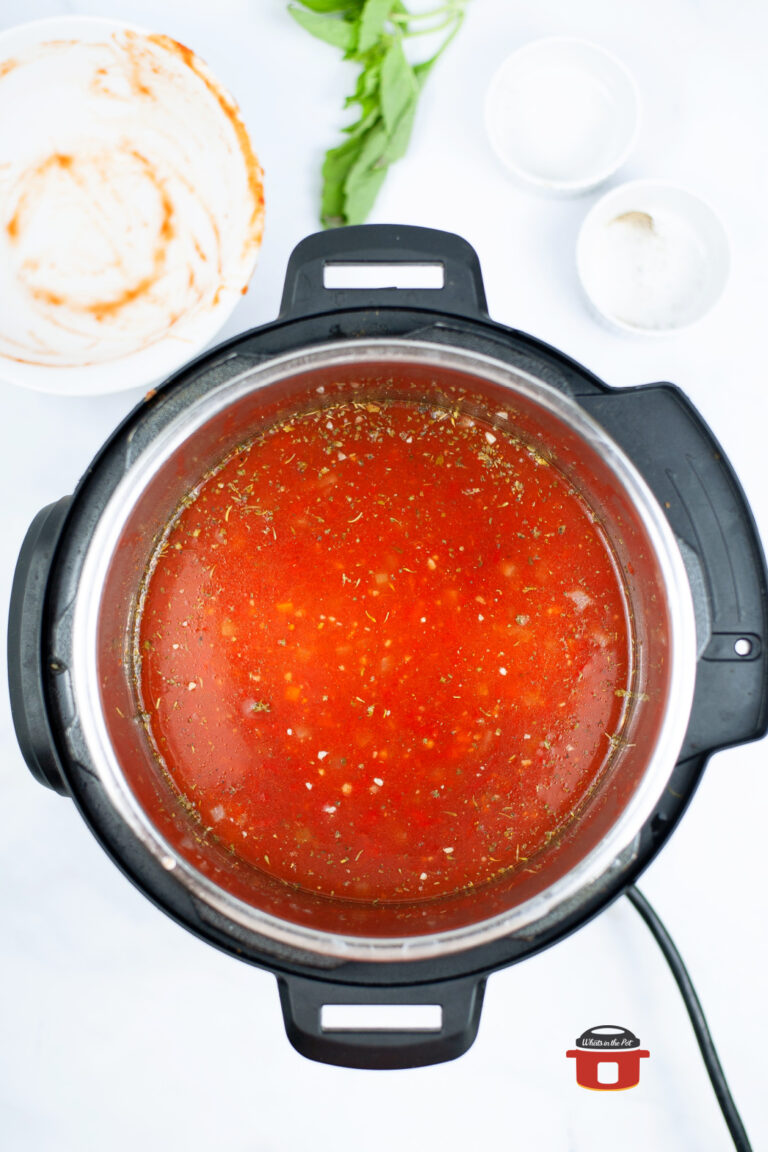 Can you reheat soup in instant pot sale