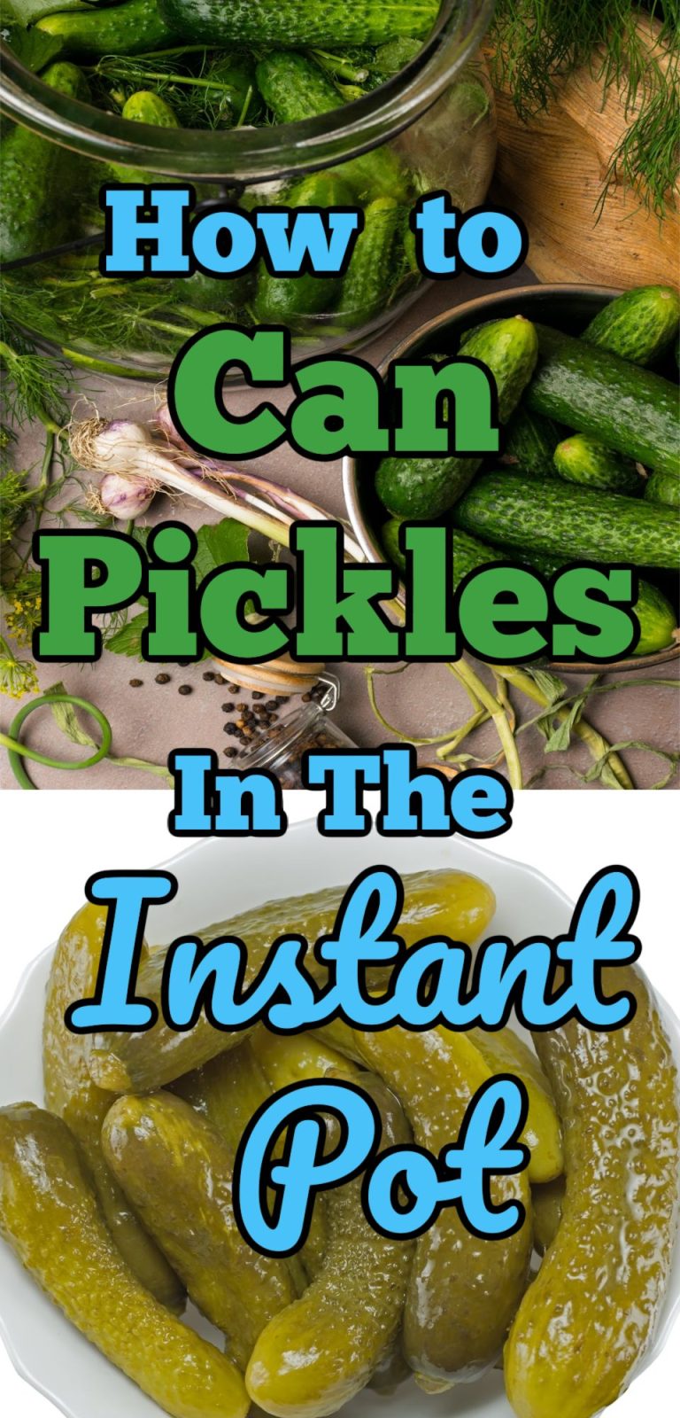 How To Can Pickles in the Instant Pot What's in the Pot